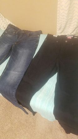 Denizen Levi Size 34/34 Black and Blue Pair 30