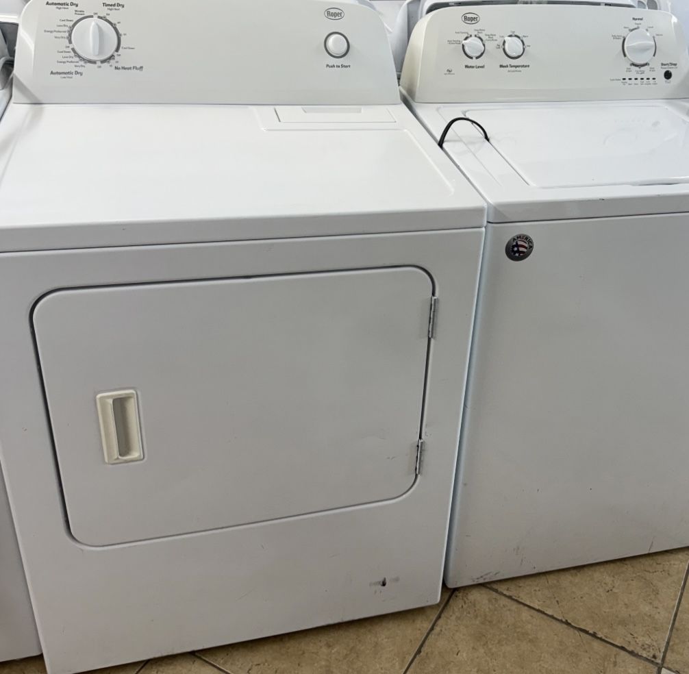 Roper Washer and Dryer Electric