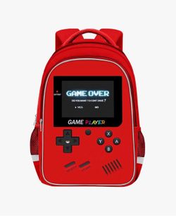 Red Backpack Gamer 
