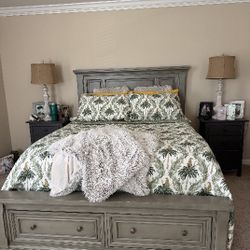 Queen Size Bed Frame With Storage