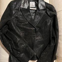 Louis De Gama Women Leather Jacket   ( Size 42 ) 