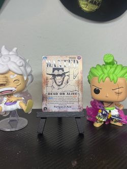 Wanted ace ONE PIECE CARDS