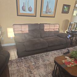 Double Reclining Sofa And Extra Wide Recliner