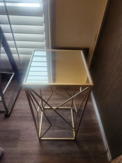 Mirrored Gold Table