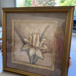 Flower Double Matted Picture
