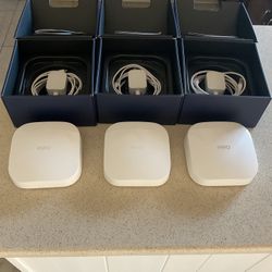 3 Eero Pro 6 Tri-band Mesh Wi-Fi Routers