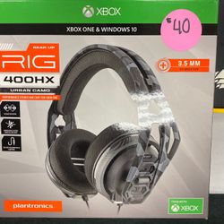 Xbox Rig 400HX Camo Headphones
