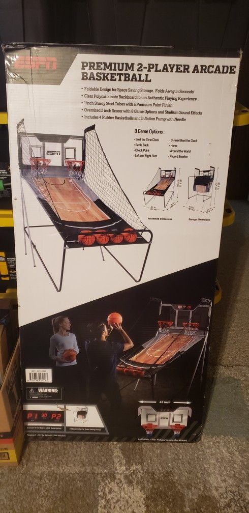 ESPN Premium 2 Player Arcade Basketball Game 