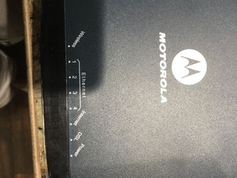 Motorola wireless router are maybe router and modem Thumbnail