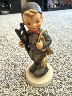 Goebel Hummel Figurine Chimney Sweep Boy with Ladder Vintage, W. Germany
