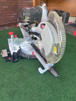ADMIRAL 12 in. Dual-Bevel Sliding Compound Miter Saw with LED and Laser Guide