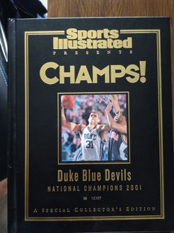 Sports Illustrated 2001 Duke Collector's Edition Hardcover Book