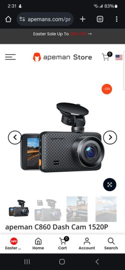 Apeman Dashcam 1520p