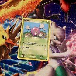 Pokemon Koffing card 2005 EX Delta Species 