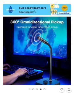 Desktop Gooseneck USB Microphone