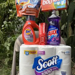 Scott ,Tide , Colgate, Ajax, Bounce Bundle!
