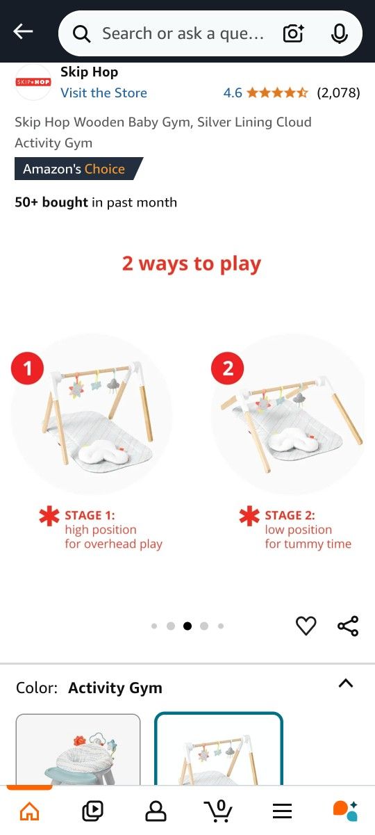 Skip Hop Tummy Time Activity