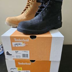 2 Pair Timberland 6 Inch Size 9.5 Mens