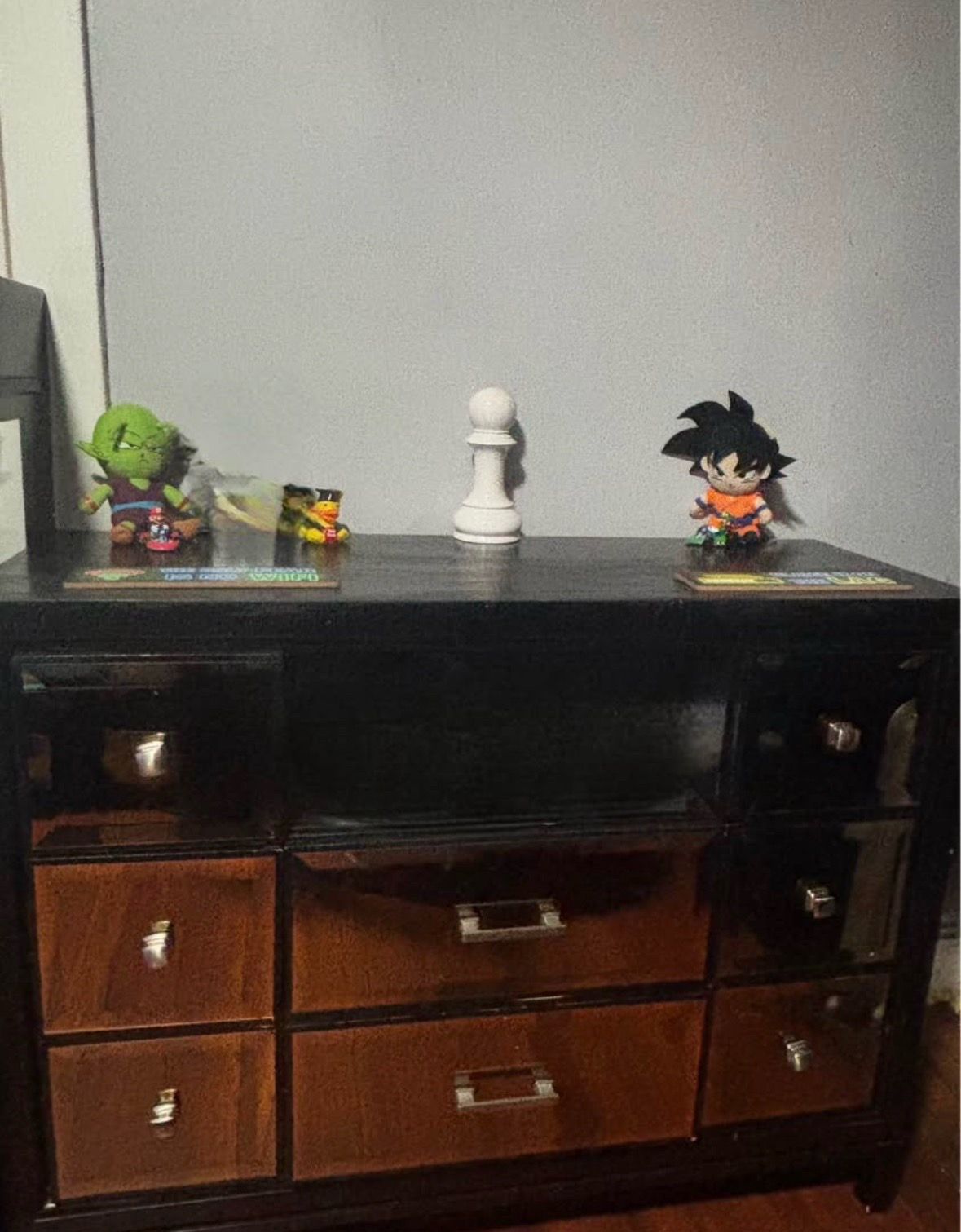 Mirrored Black dresser