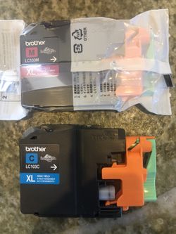 Brother LC103CL XL ink cartridges (magenta & cyan)