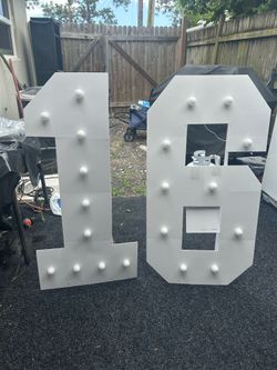 Número De Decoración Para 16 Años