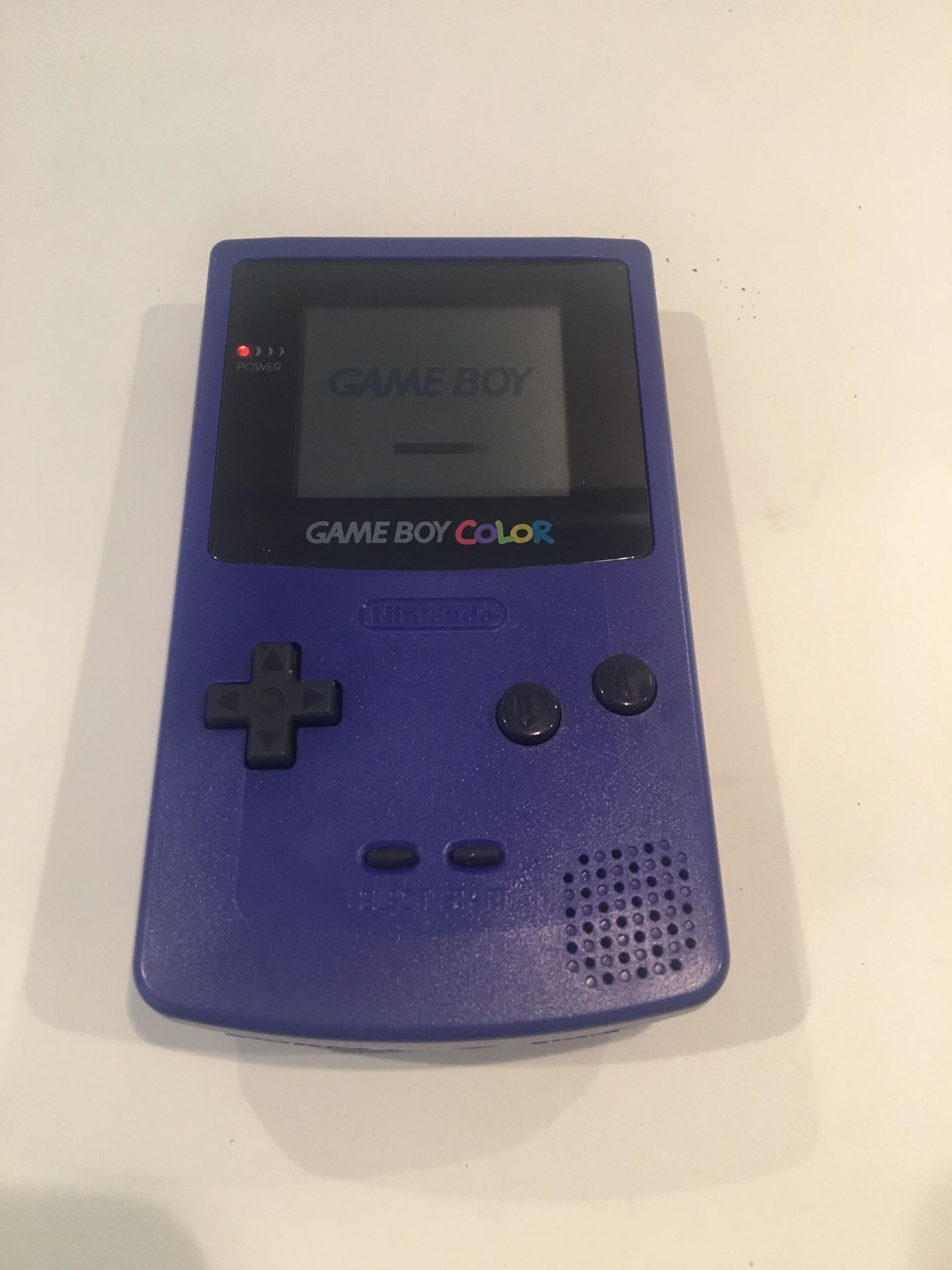 Nintendo GameBoy Color in purple