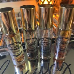 Spooky Perfume Oil Set (4) 10ml – Smoky Ambers, Midnight Moon, Black Cherry Bomb, Poison Potion  Limited Halloween set of four alcohol-free, long-last