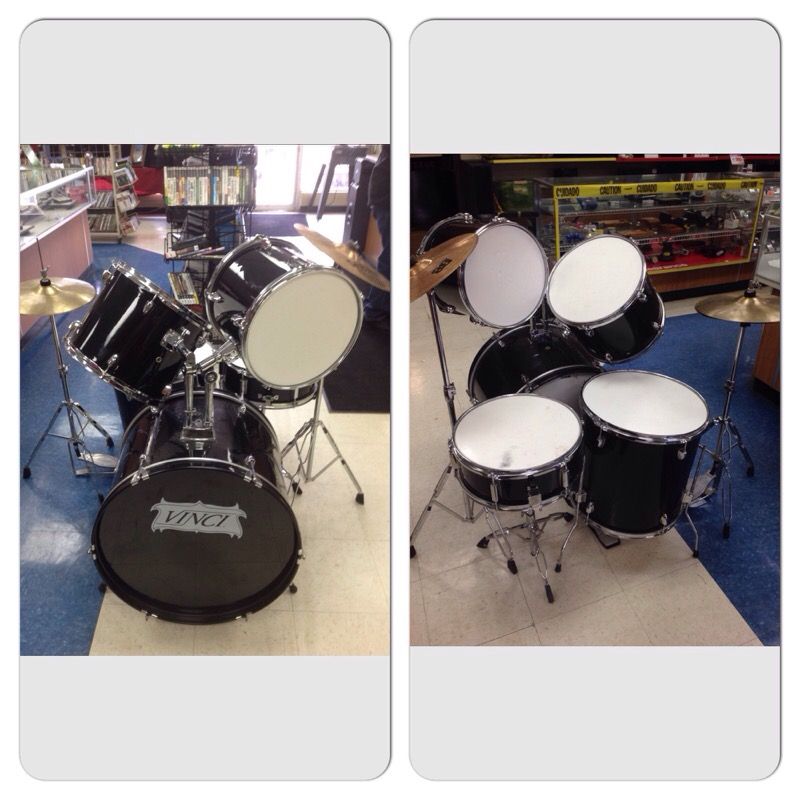 Vinci 5 pc drum set w/ cymbals