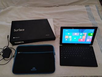 MS Surface RT 32gb with keyboard
