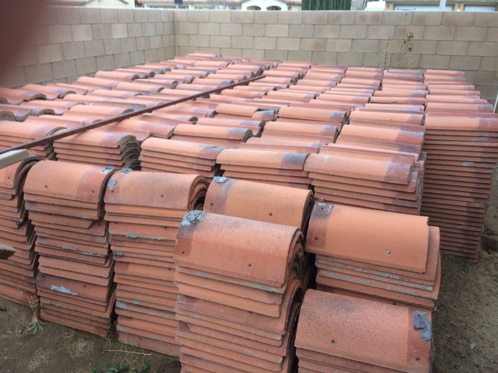 S shaped terra cotta roof tiles for Sale in Lancaster, CA - OfferUp