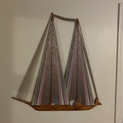 One Of A Kind Of Sailboat. Made Out Of Arizona Hardwood.