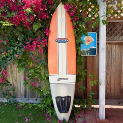 7’3 Moura Midlength Surfboard Fun Board Long Fish Surf Board (not Channel Islands Ci Mid Stewart Egg G and S Longboard Soft top catch surf)