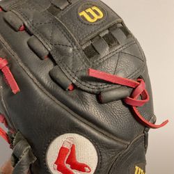 Wilson A702 Left handed Boston Red Sox 12 Inch Pattern Baseball Glove 