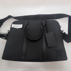 Louis Vuitton Black Take Off Aerogram Briefcase