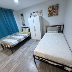 twin bed with mattress 