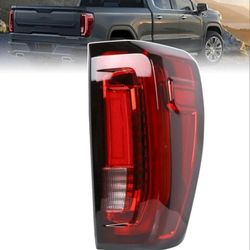 LED Tail Light Assembly Compatible with 2019-2024 GMC Sierra 1500/2500HD/
