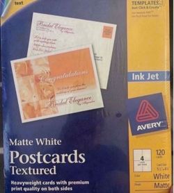 Matte White Postcards- BRAND NEW