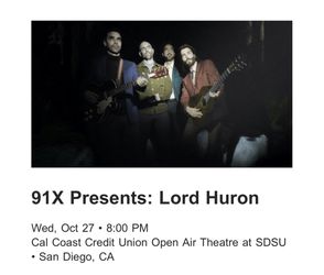 Lord Huron - SDSU Tonight!