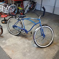 Schwinn Beach Cruiser Custom Pearl Blue Paint 