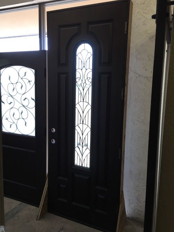 36 x 96 entry door fiberglass