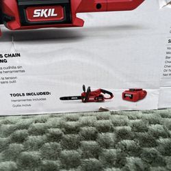 SKIL CS4555-10 PWR CORE 40 Brushless 40V 14" Chainsaw Kit w/2.5Ah Battery & Charger