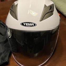 Yama  YM 627 Motorcycle Helmet White Size M 57-58