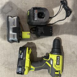 RYOBI Drill With Extra Battery