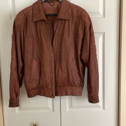 Men’s Leather Jacket Size Medium
