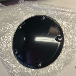 Harley sportster black derby cover