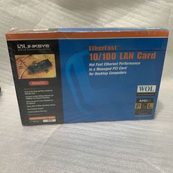 Linksys 10/100 Fast Ethernet LAN PCI Card LNE100TX BRAND NEW! 