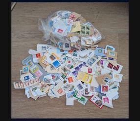 Large Set Of Unsorted/Unappraised Worldwide Stamps From 30+ Years Ago