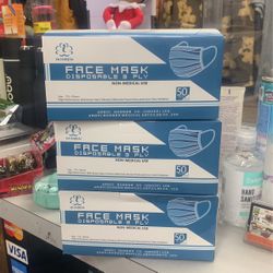 Face Mask Color Blue..3 Box  X $10