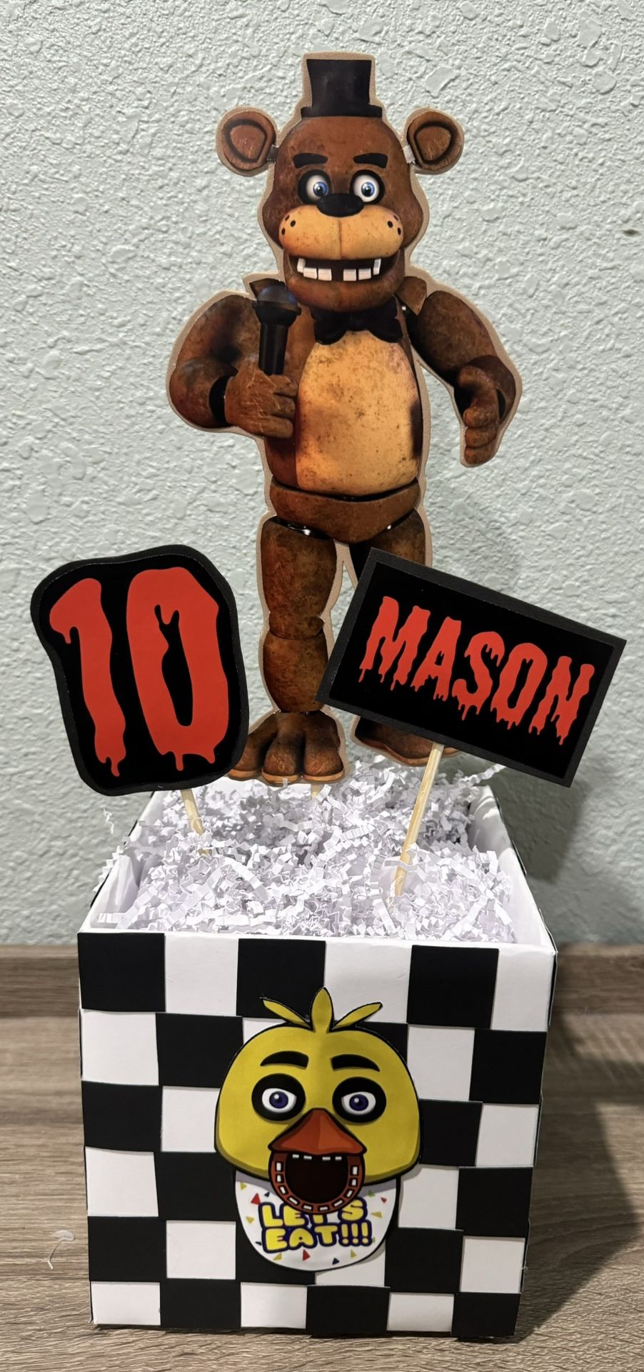 Five Nights At Freddy’s Party Centerpieces