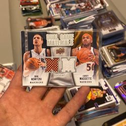 2009-10 Upper Deck Dirk Nowitzki Corey Maggette Dual Game Materials